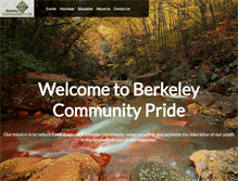 Tablet Screenshot of berkeleycommunitypride.org